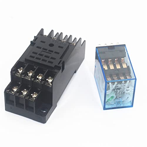 Relé electromagnético HH54P AC220V 5A de propósito general en miniatura 4