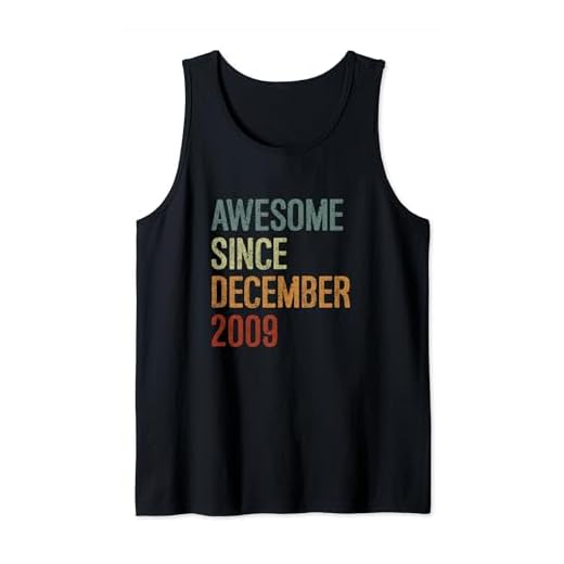 Impresionante desde diciembre de 2009, regalo de cumpleaños divertido retro Camiseta sin Mangas