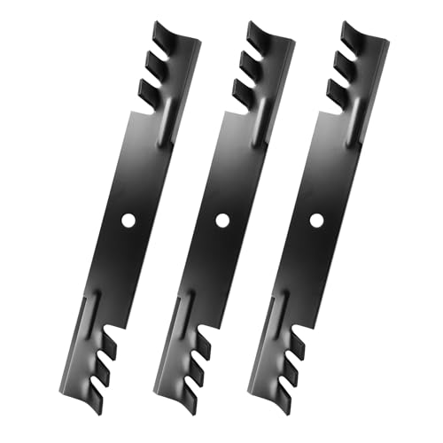 Jowlawn 797712 Gator Blades Compatible with H ustler 54 Inch Mowers Raptor SD Fastrak 54 Deck Replaces 797704 797712 438-0001-00 601124 797696 3 Pack
