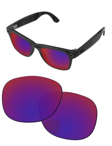 Image of Replacement Lenses for Ray-Ban Meta Wayfarer RW4008 & RW4012 53mm AI Glasses - Photochromic, Anti Blue Light Lens