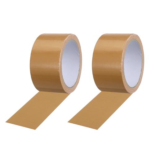 Image of PATIKIL Pickleball Court Tape 2 in x 16 Yard (49 Ft), 2 Pack Waterproof Outdoor Court Line Tape Floor Marking Tool Matte for Gym Driveway Backyard, Brown