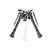 TRUGLO Tac Pod All-Metal Adjustable Lightweight Versatile Durable Portable Rifle Bipod for Bench or Prone Shooting - Pivoting Base, 13-23 in. Leg Length