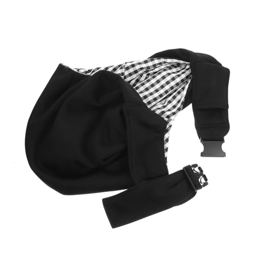 BESPORTBLE Portable Dog Carriers Sling Cat Wrap Carrier Pet Shoulder Bag Adjustable Harness Small to Medium Pets Black