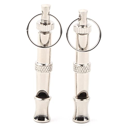 Heepdd HEEPDDZ79FY3GOUM 2Pcs Dog Whistles, Stainless Steel Ultrasonic Whistle cover