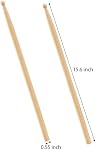 12 Paires 7A Sticks de tambour, Classic Maple Wood Tip Drumsticks pour débutants étudiants, Rock Band Musical Instrument Percussion Accessoires, Poids et Emplacement compatibles