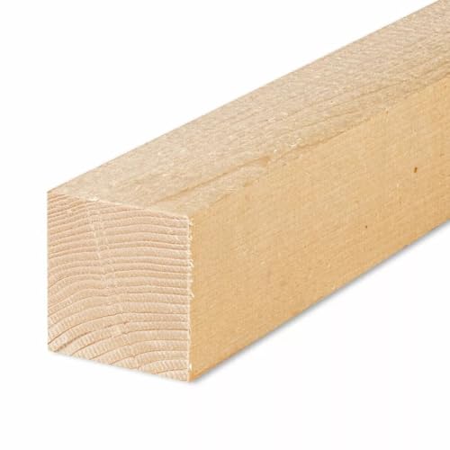 Generico Morale Travetto Listone in Legno di Abete Massello Grezzo mm 100 x 100 x 2000