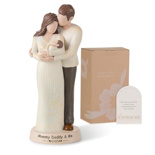 Image of Storieme New Mom Gifts for Women: New Parents Gift for Couples 1st Time Mother After Birth First Pregnancy Expecting Mommy Dad to Be Figurine Statue