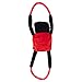ZippyPaws RopeTugz Dog Toy, Durable Rope for Tugging and Chewing, Plush Body with Squeaker, Dracula