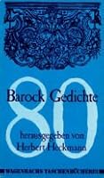 80 Barock-Gedichte 3803120276 Book Cover