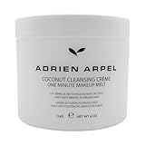 Adrien Arpel Coconut Cleansing Crème, Facial Cleanser & Makeup Remover, Balm Hydrates & Softens Sensitive, Dry & Mature Skin, 4 oz