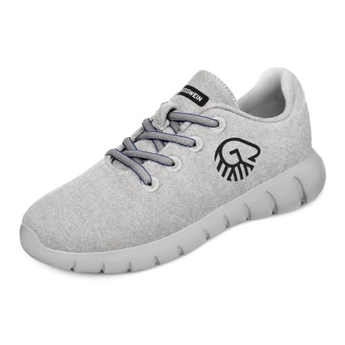 GIESSWEIN Merino Runners Women – Modische Damen Sneaker aus Merinowolle – Atmungsaktive Halbschuhe für gesunden Gang – Bequeme Damen Schuhe für Alltag, Büro & Freizeit