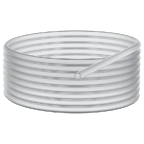 Image of stonylab Silicone Tubing, High Temp Pure Natural Silicone Tube, 7 /16 inch OD 5 /16 inch ID, Highly Elastic and Strong, for Laboratory Use, 10 Feet