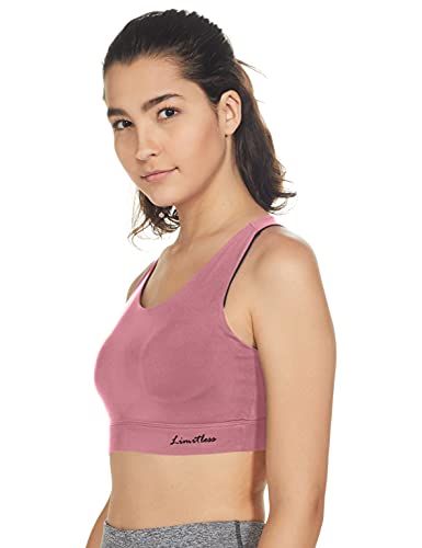 Image of Longies Women's Polyester, Spandex Padded Wire Free Sports Bra