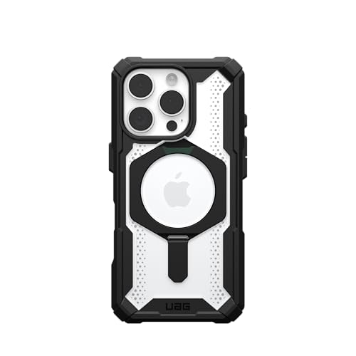 Image of Urban Armor Gear UAG Plasma XTE Magnetic Compatible, Rugged Lightweight Slim Shockproof Protective Case /Cover Designed for iPhone 16 Pro (6.3-Inch) (2024) - Black /Clear