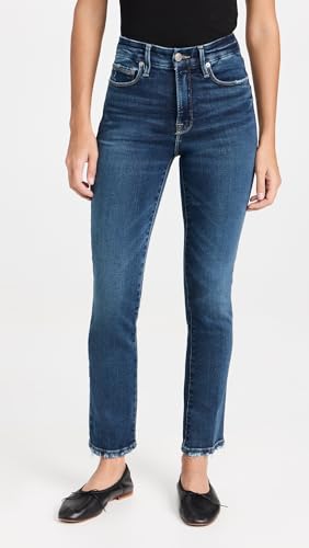 GOOD LEGS STRAIGHT JEANS IN BLACK340 BY GOOD AMERICAN2