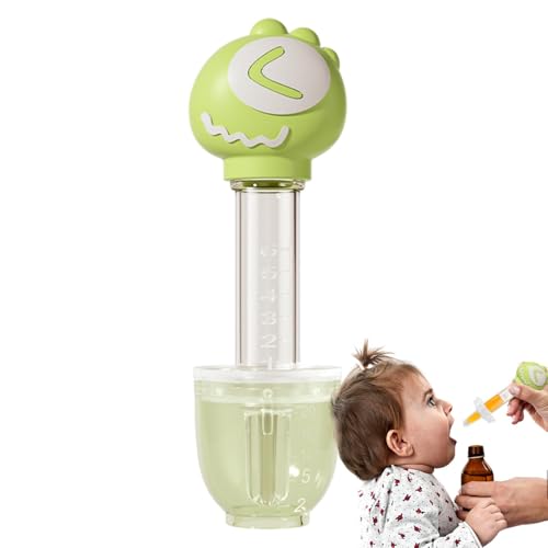 Eoixuqba Jeringa para medicamentos para bebés, Jeringuilla para medicamentos para niños, Dispensador de medicamentos para chupete de bebé con jeringa para niños pequeños, Chupete medicinal