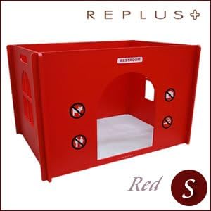 Amazon リプラス レストルーム ドッグ レッド 超小型犬 小型犬のトイレ トイレカバー トイレが上手くできないワンちゃんにreplus Rest Room Dog リプラス Replus トイレトレー 通販