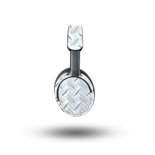 Image of MightySkins Carbon Fiber Skin Compatible with Bose QuietComfort Ultra - Diamond Plate | Protective, Durable Textured Carbon Fiber Finish | Easy to Apply