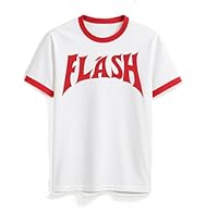 Premium Quality Material: Crafted from 100% cotton, this Flash Gordon t-shirt ensures superior comfort and durability. Freddy Mercury of Queen was seen wearing this in the video of their hit "Flash". The design remains vibrant and intact after multip...