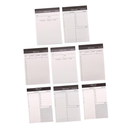 NUOLUX 便利なプランナー付箋メモ帳冊 多機能ノートパッド オフィス 学校用 コンパクト 持ち運びやすい 計画管理に