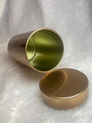 Image of Airtight 6 Inch Gold plated Tin (Pack of 5) - Return Gift