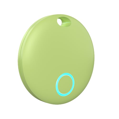 Smart Tracker Tags, Bluetooth Luggage Tracker with Keychain, Compatible with iOS Find My app, Item Locator for Key, Wallet, Suitcase, Bags, IP67 Waterproof, Battery Include