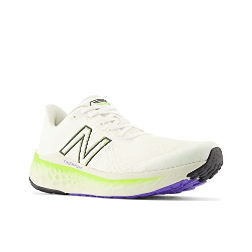 New Balance Men's Fresh Foam X Vongo V5 Running Shoe, Sea Salt/Thirty Watt, 8 M