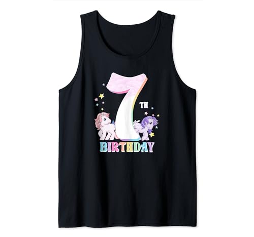Débardeur My Little Pony 7 ans pour fille look anniversaire poney