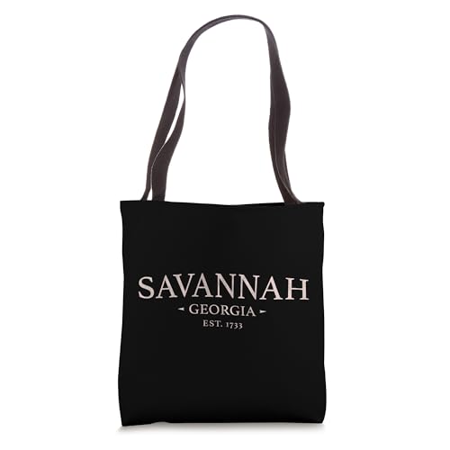 Savannah Georgia - Simple Savannah GA Tote Bag