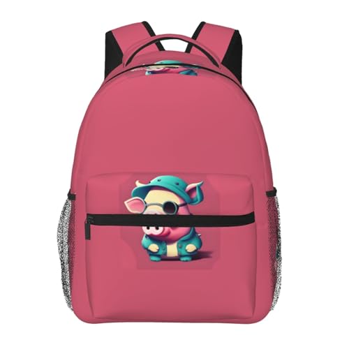 Mochila de ocio versátil de cerdo para organizar tus viajes sin peso extra