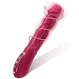 Vibrator Dildo Adult Sex Toys - Realistic Wriggling G Spot Vibrator for Women, Sex Toys Clitoris Anal Dildo with 10 Powerful Vibration Mode, Anal Clitoris Stimulator for Woman Sexual Pleasure