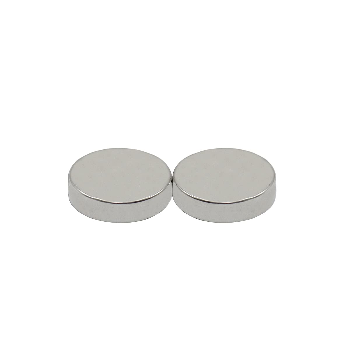 GRIP GRAND RAPIDS INDUSTRIAL PRODUCTS Grip Super Strong Neodymium Disc Magnets (1/2 in x 1/8 in) - 5X Stronger Than Earth Magnets - Nickel Plated - Home, Garage, Workshop, Toolbox