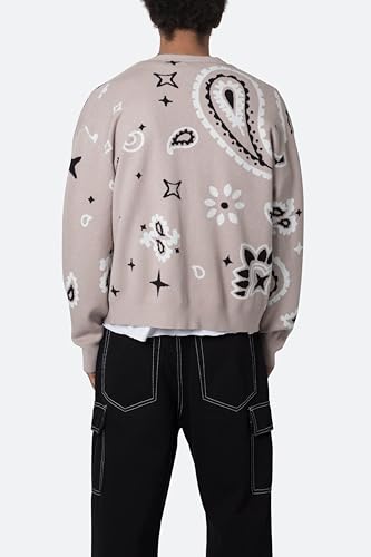 mnml Men's Paisley Cardigan Sweater3