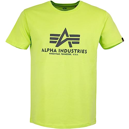 Alpha Industries Herren Basic Hoody Small Logo, Force Green, M – Ansicht 1