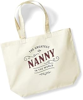 Design, Invent, Print! Nanny Gift Bag Tote Shopping Bag Birthday Gift Present for Nanny Keepsake Idea - Size: 47cm x 40cm x 12cm