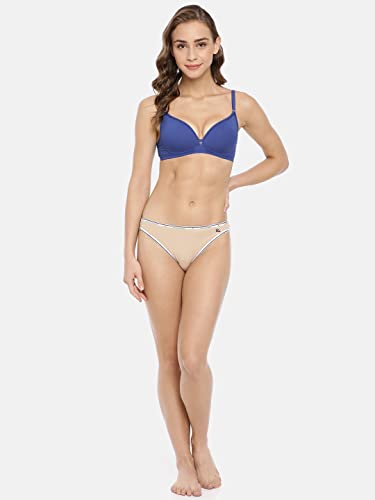 Image of Macrowoman W-Series Seamless & Soft Bra for Women in Cotton Stretch Fabric, Non-Wired with Soft Foam Padding for Everyday Comfort