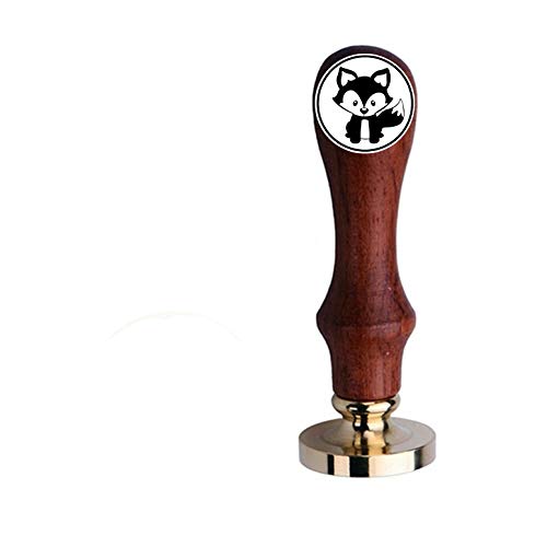 Kooer Cute Fox Wax Seal Stamp Fox Sealing Wax Stamp Personalized Wedding Invitation Seal Stamp (Cute Fox Style -2)