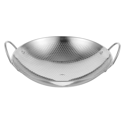 Wok de acero inoxidable Hemobllo con doble asa miniatura 1