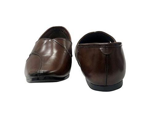 Punjabi Mojaris - Men's Wedding Shoes for Groom, Khussa Traditional Indian Footwear, Ethnic Authentic Peshawari Loafers, Slippers3