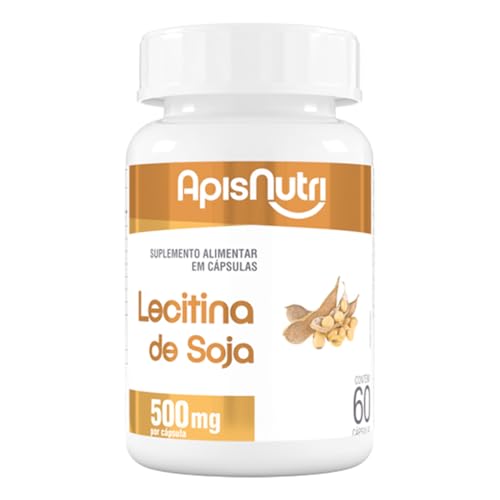 Lecitina de Soja 500mg (60caps), Apisnutri