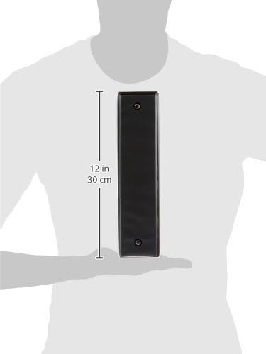 Amazon Basics 3-Ring Binder, 2 Inch - Black, 4-Pack