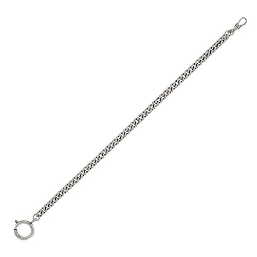 Giletière métal argent vieil pour montre à gousset lors de mariages
