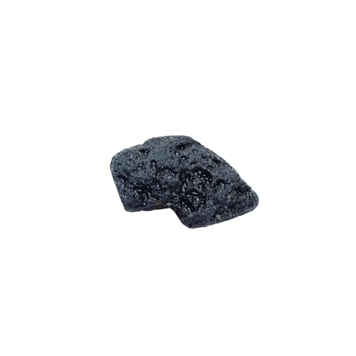 Tektit Glas-Meteor | 100% natürlicher Ursprung | Kosmischer Edelstein | Kronenchakra-Stein | Intensiv Schwarz mit beeindruckender Struktur | Edelstein-Deko | firstonthesun (1 Stein [1 5cm-3cm])