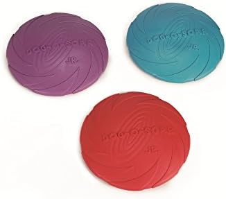 Petface Gummi-Frisbee Für Hunde - Flexibles Wurfspielzeug Für Apportieren & Wasserspaß