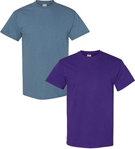 Chaussettes classiques pour homme Gildan indigo-violet douces et résistantes