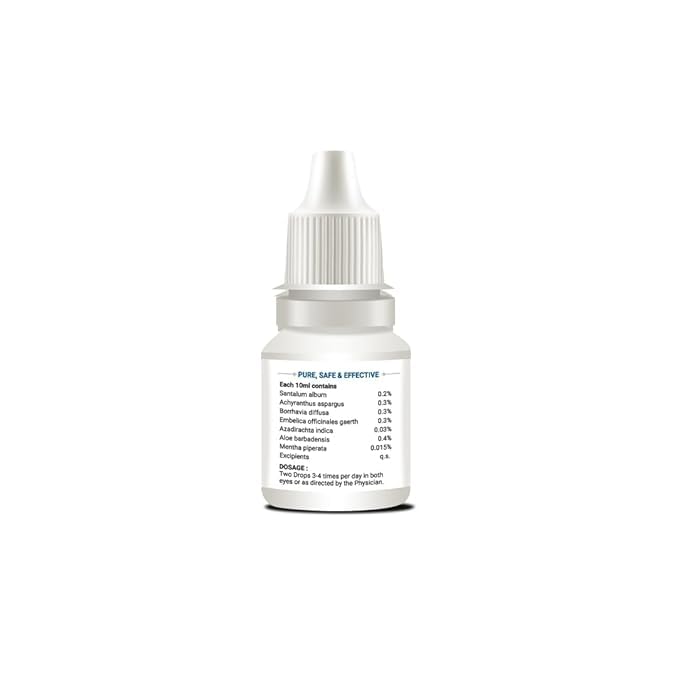 Jagat Pharma ISO Amrit Ayurvedic Eye Drops for Tired & Dry Eyes 10 Ml |100% Ayurvedic Formula for Digital Eye Strain|For Dryness, Redness, Itching, Daily Use | AYUSH Certified (Pack of 2) - Image 2 thumbnail