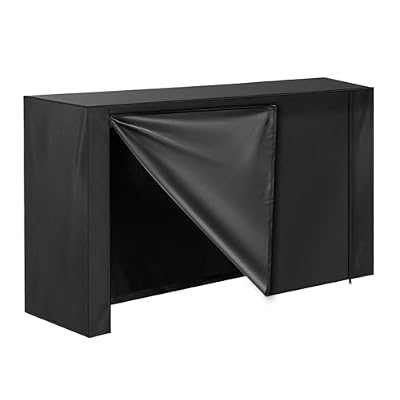 HONEST OUTFITTERS 6ft Firewood Rack Cover, Heavy Duty Waterproof 600d Oxford Outdoor Firewood Storage Cover with Zipper and Openable Front Flap, Cover Only