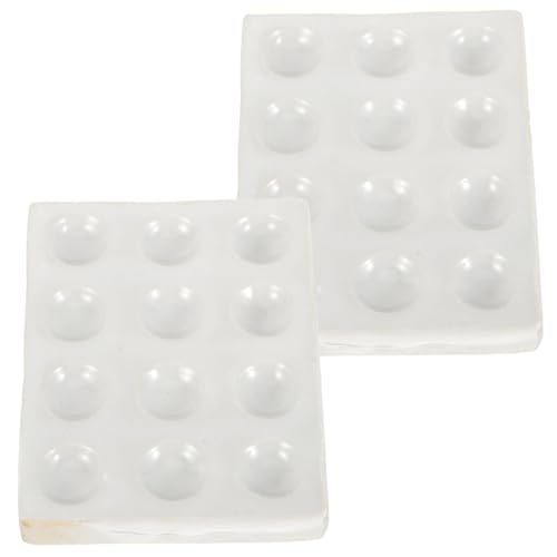 Plaque de réaction porcelaine à cavités pour tests chimiques précis
