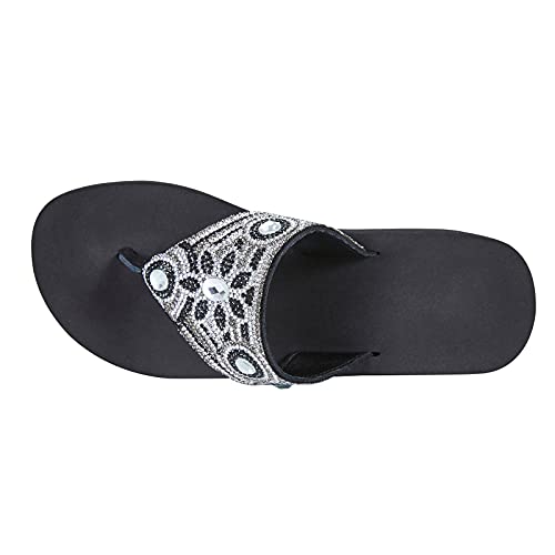 Lowkeyray Womens Flip Flops Beach Comfort Thong Style Sandals for Women in Summer4