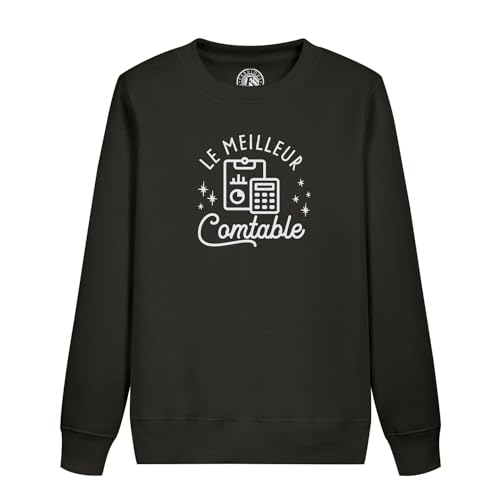 Sweatshirt enfant le meilleur comptable du monde vêtement chiffre et compte entreprise